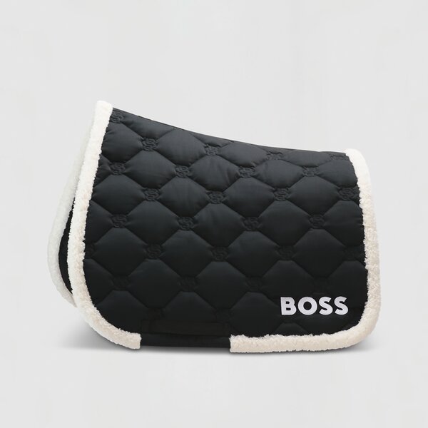 BOSS EQUESTRIAN dressuurzadeldek Long Island teddy black | Warmbloed