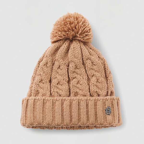 BOSS EQUESTRIAN beanie Bella Bobble deep purple | One size