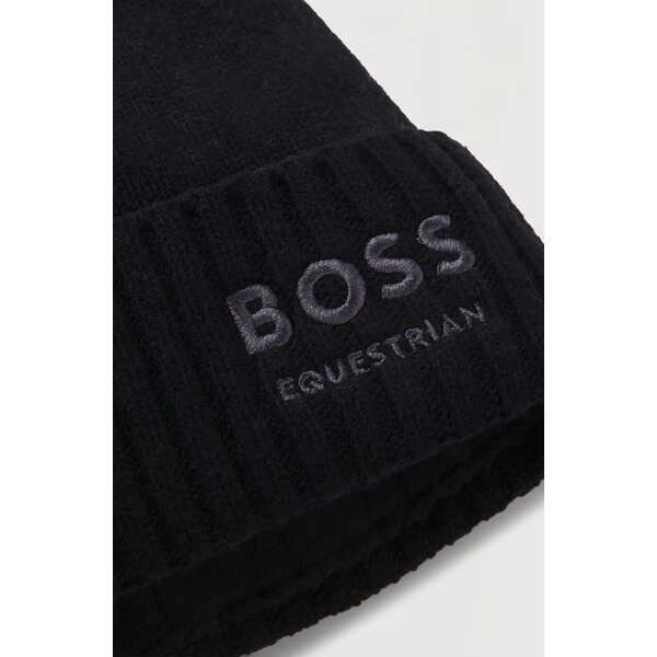 BOSS EQUESTRIAN beanie Ron silver/grey melange | One size