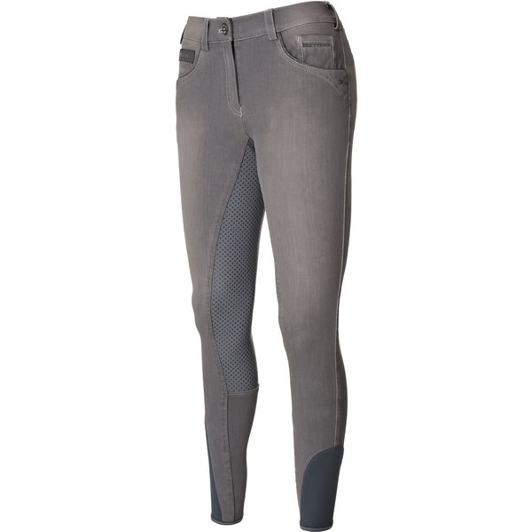 PIKEUR New Gesäßeinsatz-Reithose Darjeen Grip Jeans lightgrey | 76