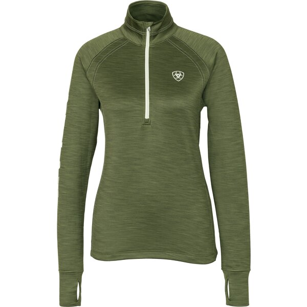 ARIAT Sweatshirt Tek Team 1/2 Zip winter moss | L