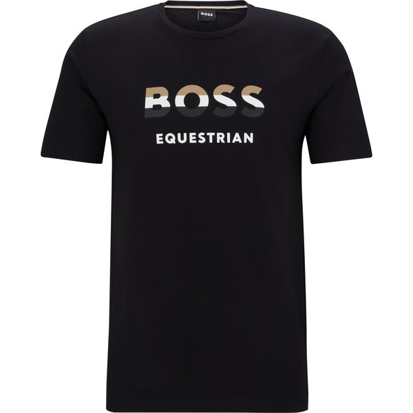 BOSS EQUESTRIAN Herren T-Shirt Pierce black | XL
