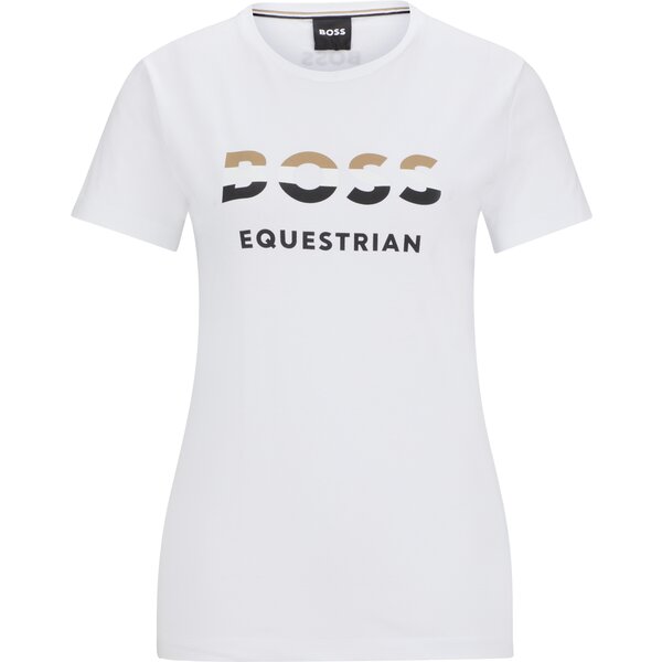 BOSS EQUESTRIAN T-Shirt Maya white | L