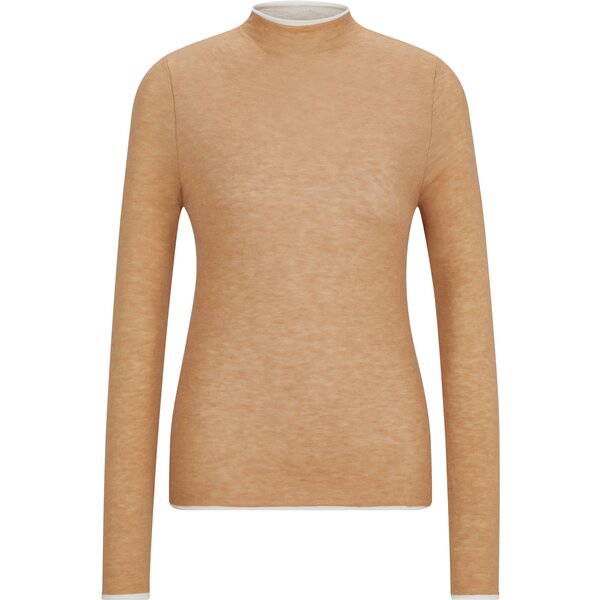 BOSS EQUESTRIAN Rollkragenpullover May camel | S