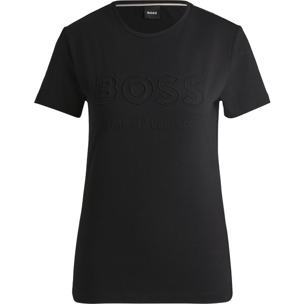 BOSS EQUESTRIAN T-Shirt Logo Maya black | L