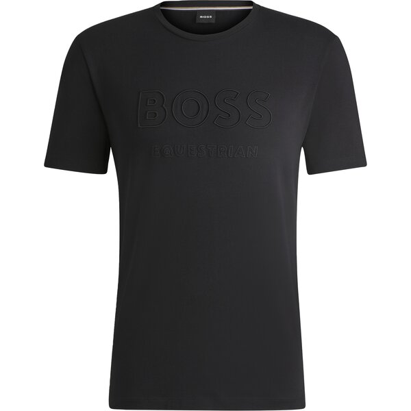 BOSS EQUESTRIAN T-Shirt Pierce Men black | XXL