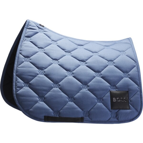 BOSS EQUESTRIAN Schabracke Dressur Solid blue | Warmblut/Dressur