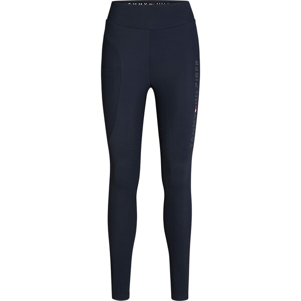 TOMMY HILFIGER EQUESTRIAN winterrijlegging met full-grip zitvlak Elmira Strass desert sky | XS