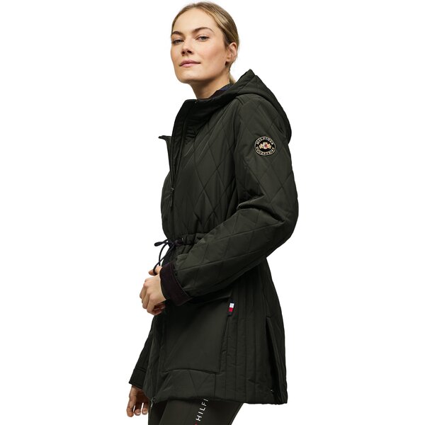 TOMMY HILFIGER EQUESTRIAN gewatteerde jas Forest pine | XS