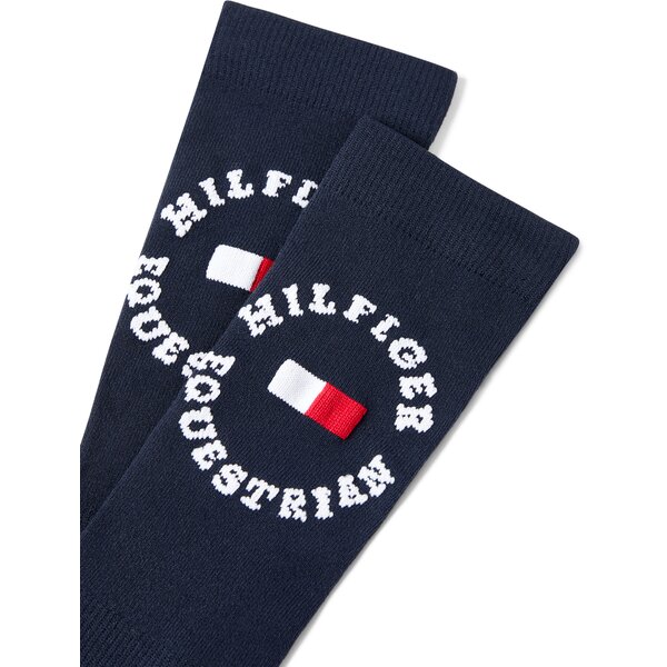 TOMMY HILFIGER EQUESTRIAN korte rij­sokken Leon desert sky | 35-38