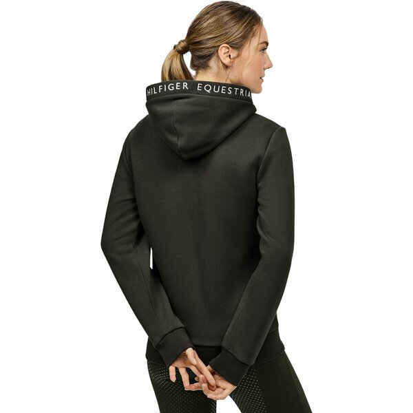 TOMMY HILFIGER EQUESTRIAN unisex zip-hoodie Union pine | XS