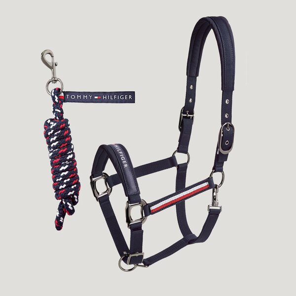 TOMMY HILFIGER EQUESTRIAN halster met halstertouw Lexington desert sky | Volbloed