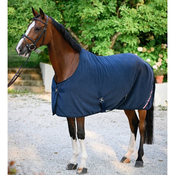 TOMMY HILFIGER EQUESTRIAN fleecedeken Stanford desert sky | 145 cm