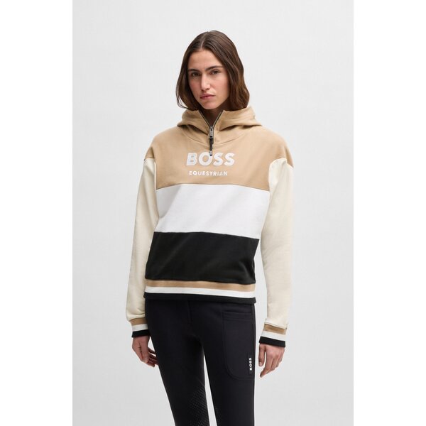 BOSS EQUESTRIAN hoodie Faye Signature camel | XS