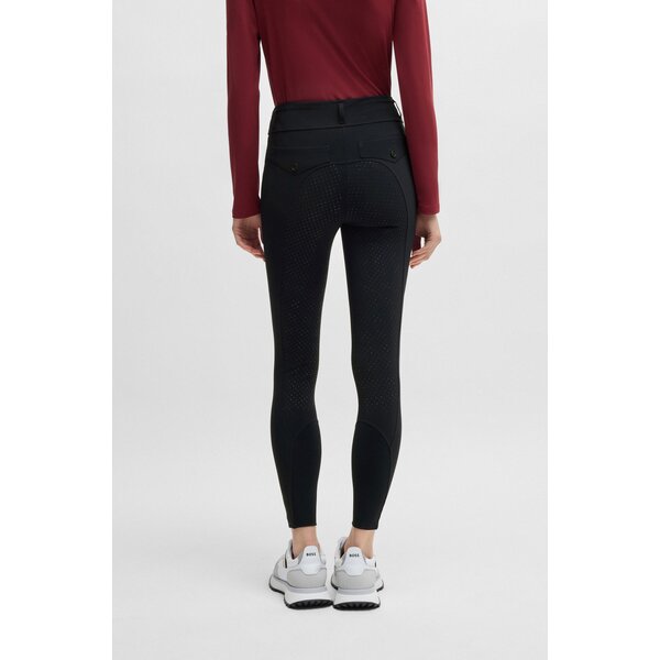 BOSS EQUESTRIAN rijbroek met full-grip zitvlak Hybrid High Waist sky captain | XXS