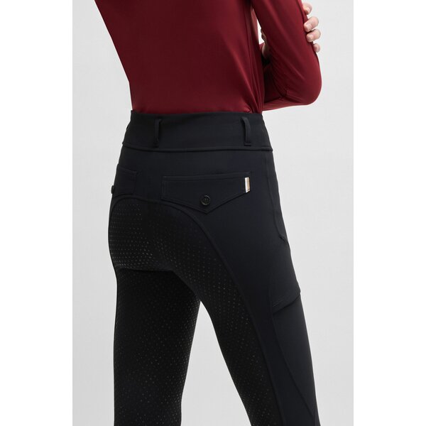 BOSS EQUESTRIAN rijbroek met full-grip zitvlak Hybrid High Waist sky captain | XXS