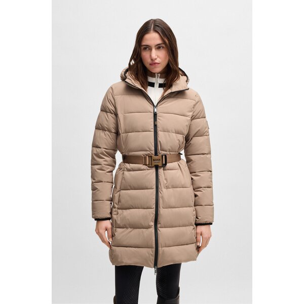 BOSS EQUESTRIAN gewatteerde mantel Vespa camel | XS