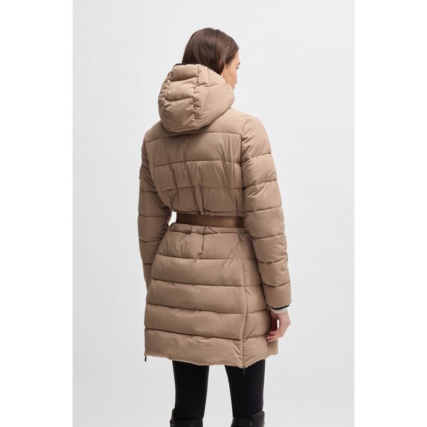 BOSS EQUESTRIAN gewatteerde mantel Vespa camel | XS