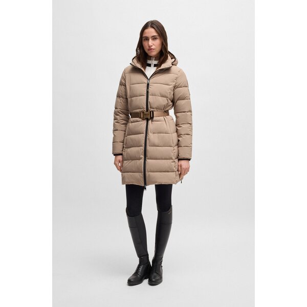 BOSS EQUESTRIAN gewatteerde mantel Vespa camel | XS