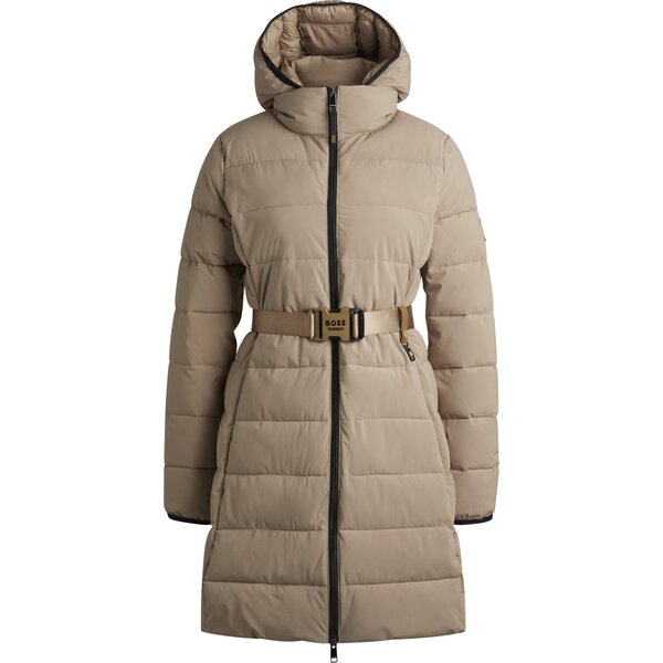 BOSS EQUESTRIAN gewatteerde mantel Vespa camel | XS