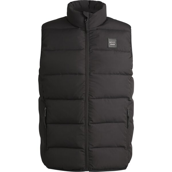 BOSS EQUESTRIAN gewatteerde herenbodywarmer Arthur Cord grey | S