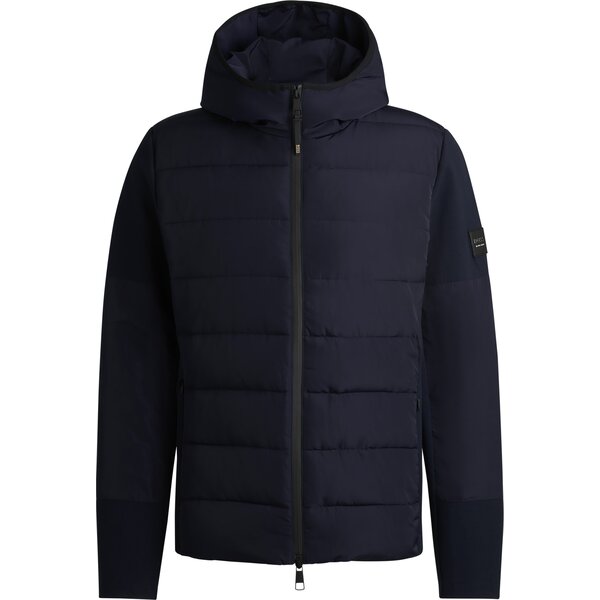 BOSS EQUESTRIAN gewatteerde hybride jas Jeff sky captain | S