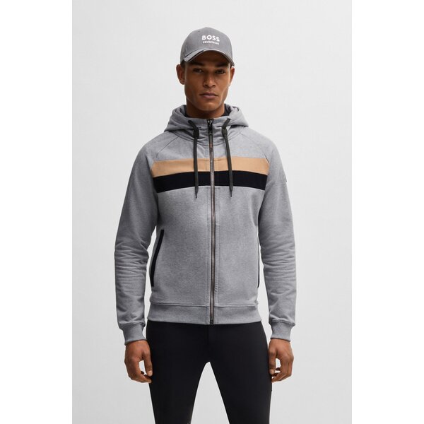 BOSS EQUESTRIAN zip-hoodie River grey | S