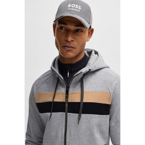 BOSS EQUESTRIAN zip-hoodie River grey | S