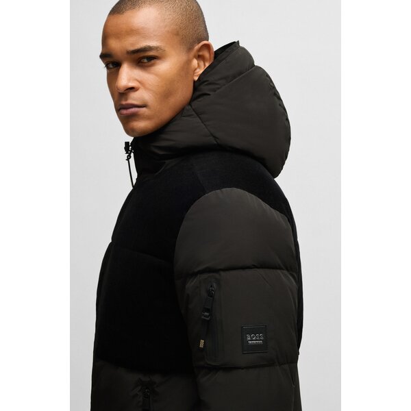 BOSS EQUESTRIAN gewatteerde corduroy jas Tomas black | S