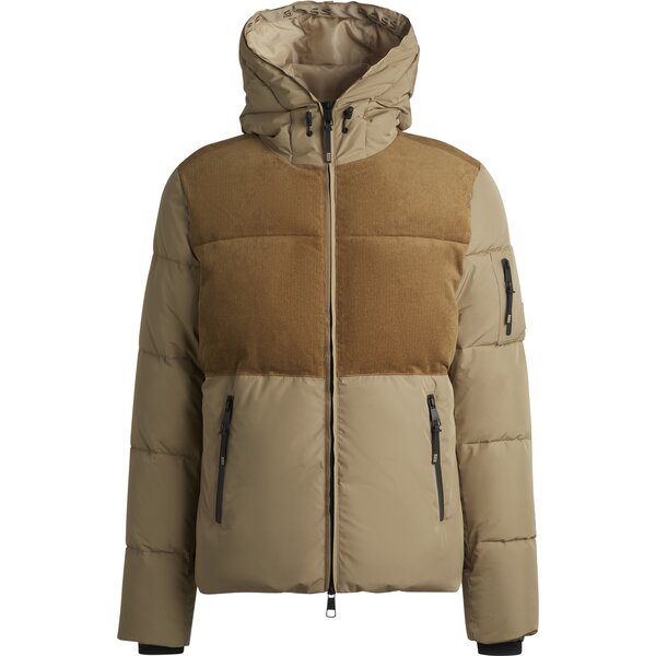 BOSS EQUESTRIAN gewatteerde corduroy jas Tomas camel | S