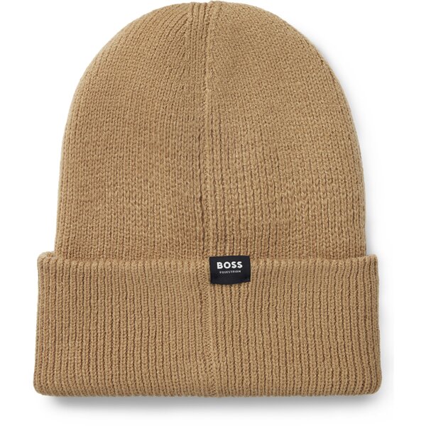 BOSS EQUESTRIAN beanie High Cuff camel | One size