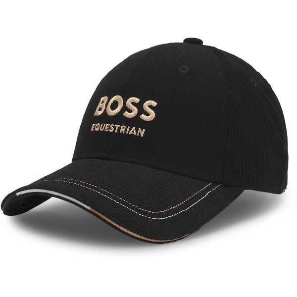 BOSS EQUESTRIAN corduroy classic cap black | 55