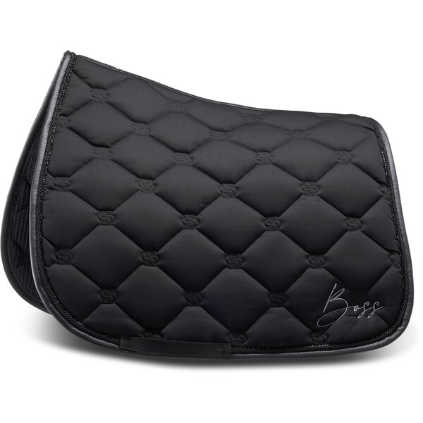BOSS EQUESTRIAN zadeldek Glitter black | Warmbloed/Dressuur