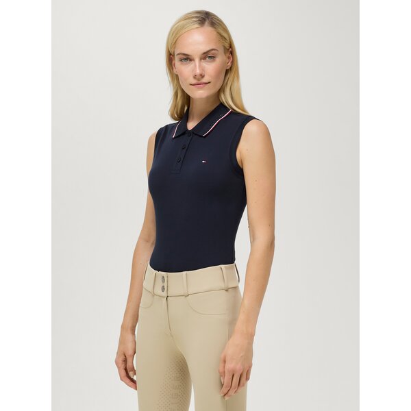 TOMMY HILFIGER EQUESTRIAN mouwloze polo Cordova 