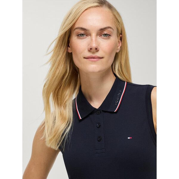 TOMMY HILFIGER EQUESTRIAN mouwloze polo Cordova 