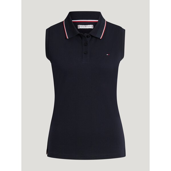 TOMMY HILFIGER EQUESTRIAN mouwloze polo Cordova 