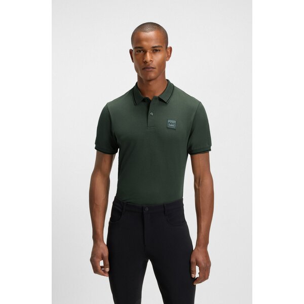 BOSS EQUESTRIAN poloshirt met patch Paul 
