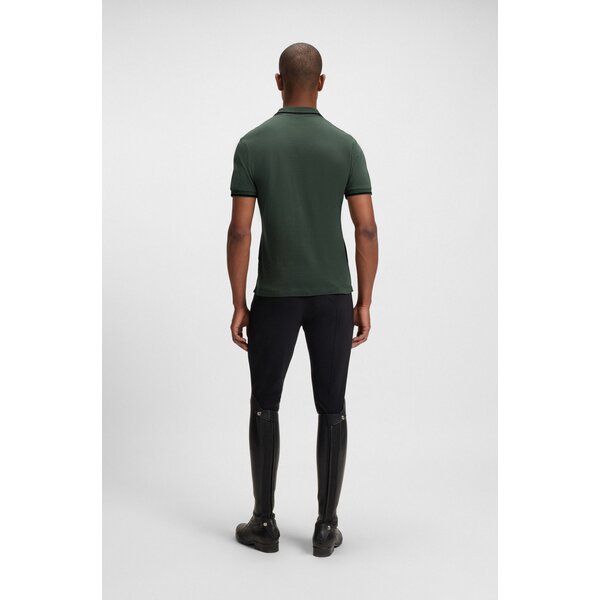 BOSS EQUESTRIAN poloshirt met patch Paul 