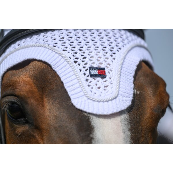 TOMMY HILFIGER EQUESTRIAN oornetje Liberty optic white | Warmbloed