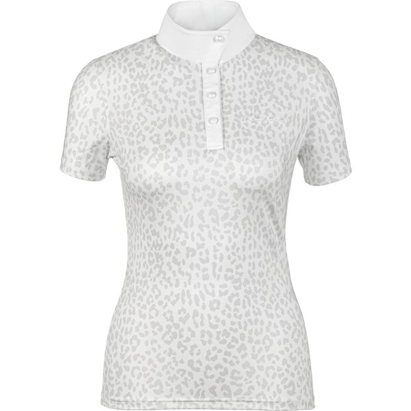 Cheval de Luxe Turniershirt mit Leo-Print white | XL
