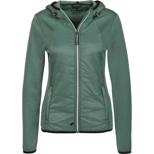 black forest Materialmix-Jacke pine green | L