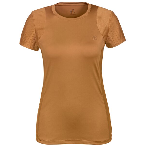 Cheval de Luxe Funktions-T-Shirt camel | L