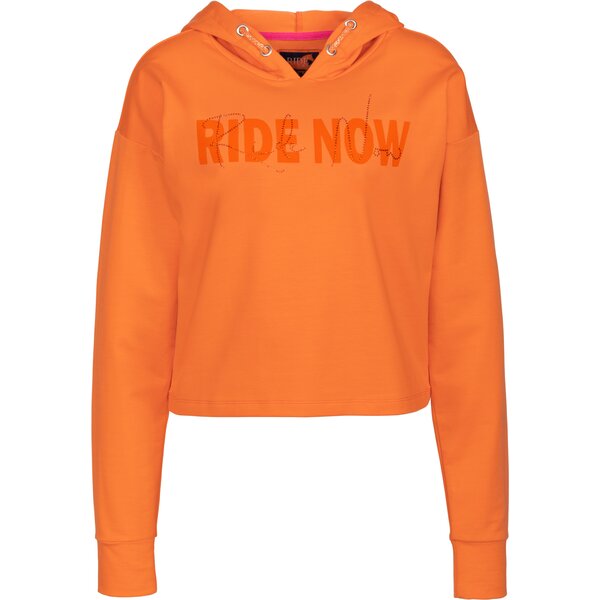 RIDE now Funktions-Hoodie orange flame | XXS