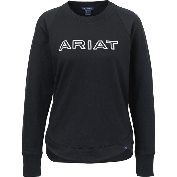 ARIAT sweatshirt Benicia black | XS