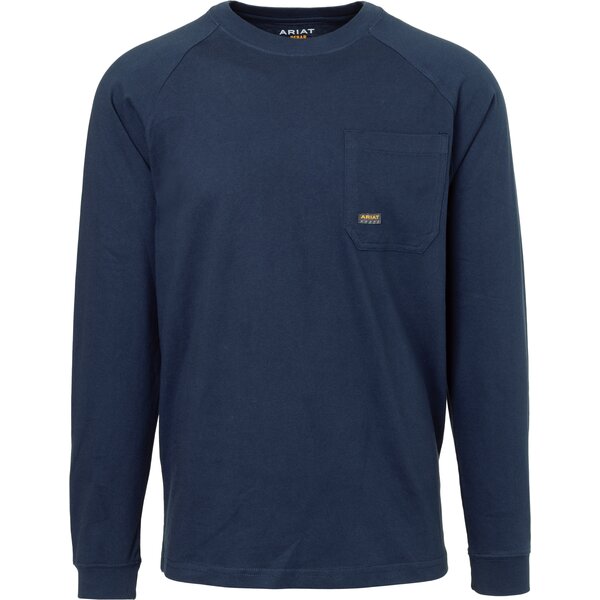 ARIAT Longsleeve Rebar Cotton Strong navy | XS