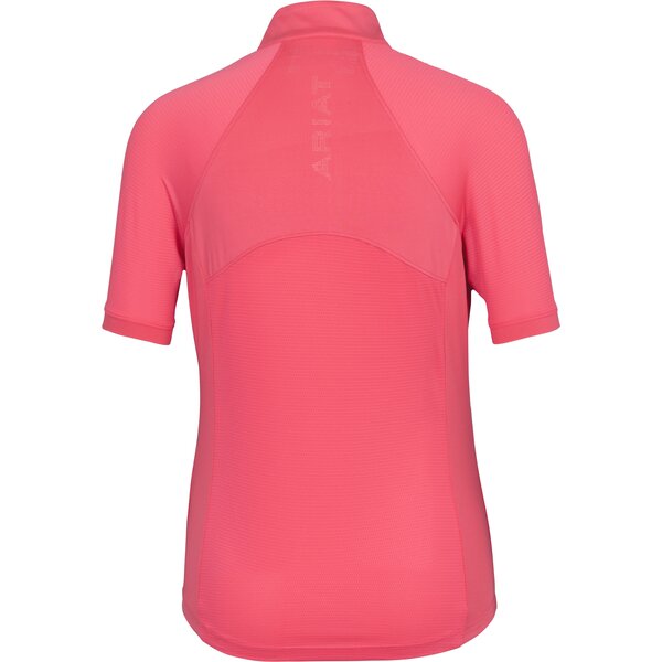 ARIAT functioneel shirt Soquel 1/4 Zip coral | XS