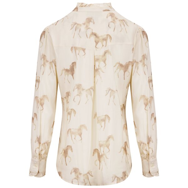 ARIAT blouse Cricklade horseprint | XS