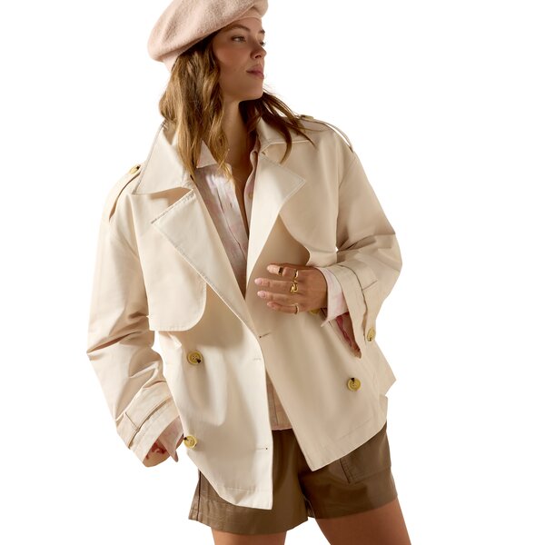 ARIAT korte trenchcoat Staunton Jacket 