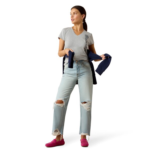 ARIAT T-shirt Vertical-Logo Tee voor dames 