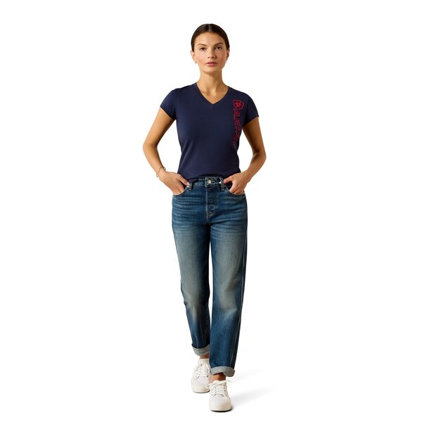 ARIAT T-shirt Vertical-Logo Tee voor dames 